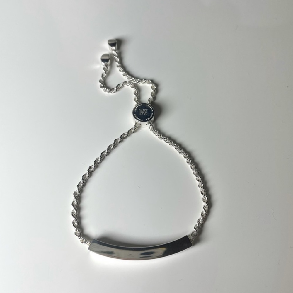 Monica Vinader Perfect Silver Linear Chain Bracelet